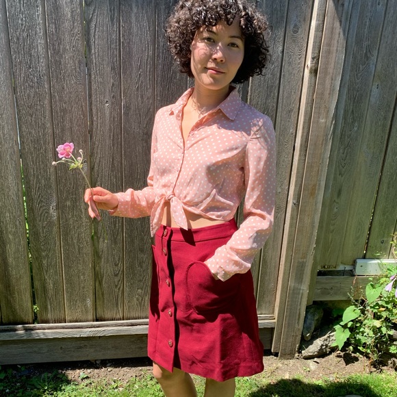 SOLD🎁 Kate Spade New York Heart-Pocket Skirt - Picture 6 of 9